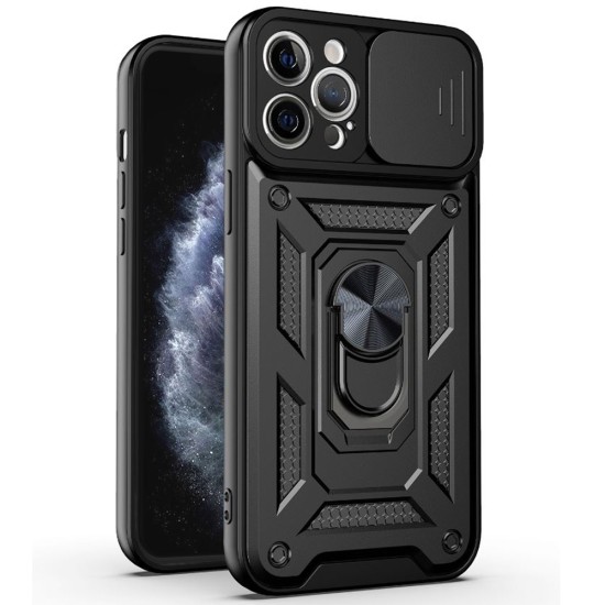 Husa pentru iPhone 11 Pro Max - Techsuit CamShield Series - Black