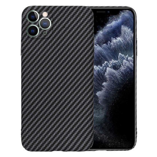 Husa pentru iPhone 11 Pro Max - Techsuit Carbonite FiberShell - Black