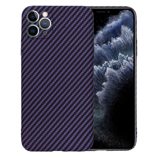 Husa pentru iPhone 11 Pro Max - Techsuit Carbonite FiberShell - Purple