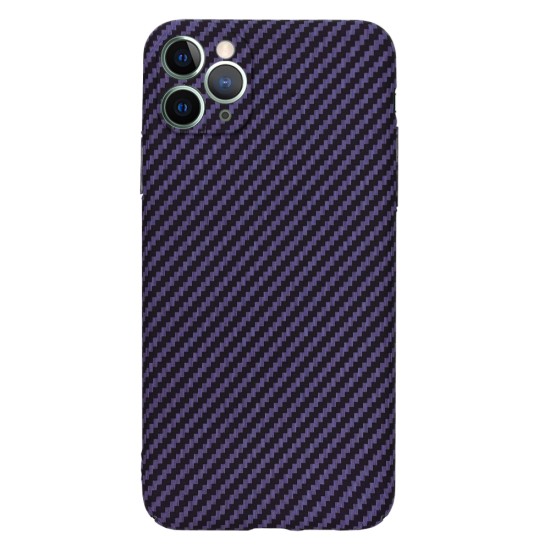 Husa pentru iPhone 11 Pro Max - Techsuit Carbonite FiberShell - Purple