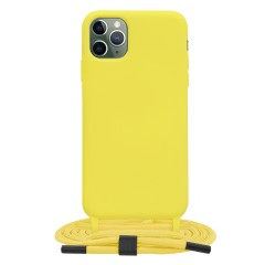 Husa pentru iPhone 11 Pro Max - Techsuit Crossbody Lanyard - Yellow Husa pentru iPhone 11 Pro Max - Techsuit Crossbody Lanyard - Yellow
