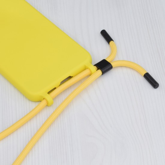 Husa pentru iPhone 11 Pro Max - Techsuit Crossbody Lanyard - Yellow