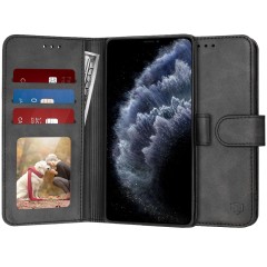Husa pentru iPhone 11 Pro Max - Techsuit Diary Book - Black Husa pentru iPhone 11 Pro Max - Techsuit Diary Book - Black