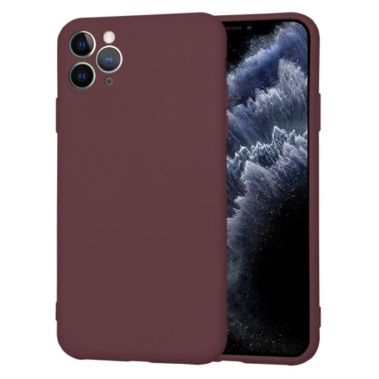 Husa pentru iPhone 11 Pro Max - Techsuit SoftFlex - Plum Red