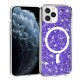 Husa pentru iPhone 11 Pro Max - Techsuit Sparkly Glitter MagSafe - Purple