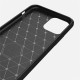 Husa pentru iPhone 11 Pro - Techsuit Carbon Silicone - Black