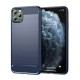 Husa pentru iPhone 11 Pro - Techsuit Carbon Silicone - Blue