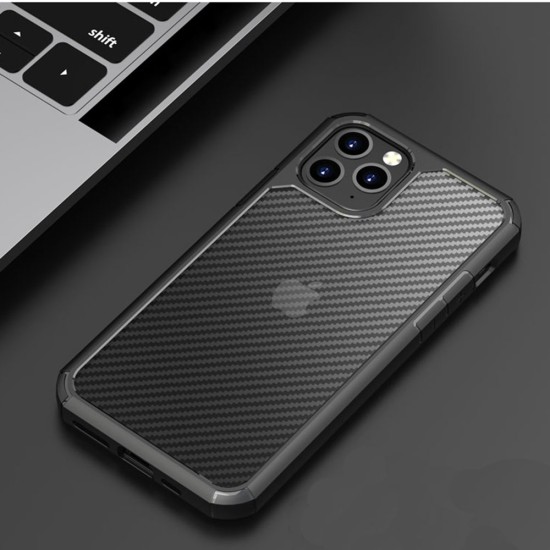 Husa pentru iPhone 11 Pro - Techsuit CarbonFuse - Black