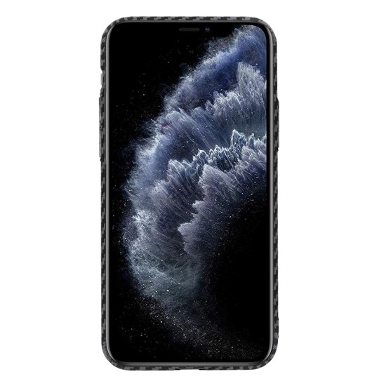 Husa pentru iPhone 11 Pro - Techsuit Carbonite FiberShell - Black