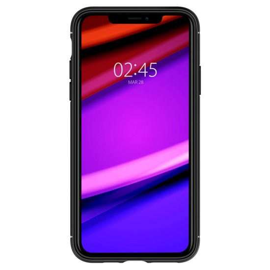 Husa pentru iPhone 11 - Spigen Rugged Armor - Negru