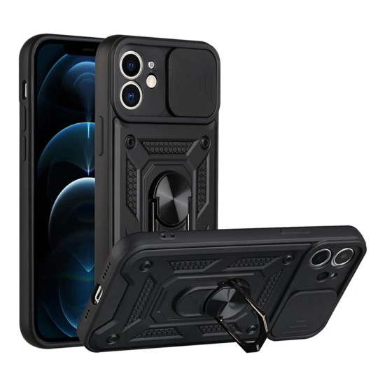 Husa pentru iPhone 11 - Techsuit CamShield Series - Black