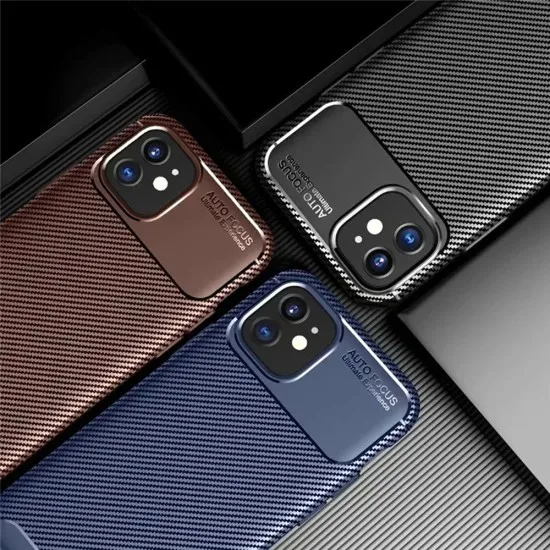 Husa pentru iPhone 11 - Techsuit CarbonFiber - Black Husa pentru iPhone 11 - Techsuit CarbonFiber - Black
