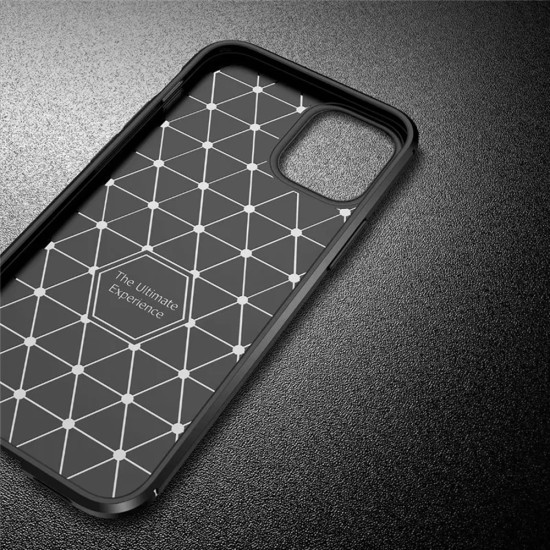 Husa pentru iPhone 11 - Techsuit CarbonFiber - Black