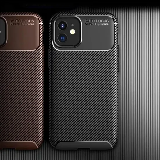 Husa pentru iPhone 11 - Techsuit CarbonFiber - Black Husa pentru iPhone 11 - Techsuit CarbonFiber - Black