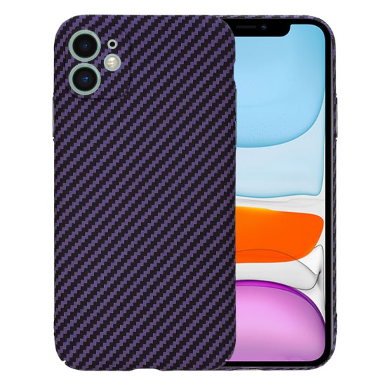 Husa pentru iPhone 11 - Techsuit Carbonite FiberShell - Purple