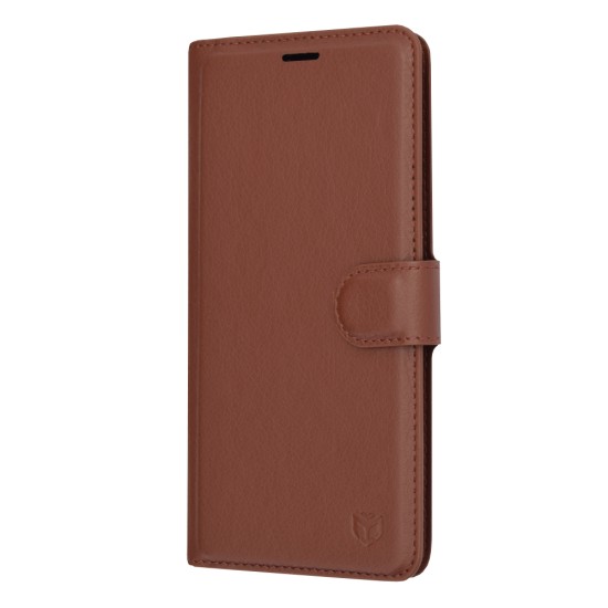 Husa pentru iPhone 11 - Techsuit Leather Folio - Brown