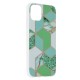 Husa pentru iPhone 11 - Techsuit Marble Series - Green Hex