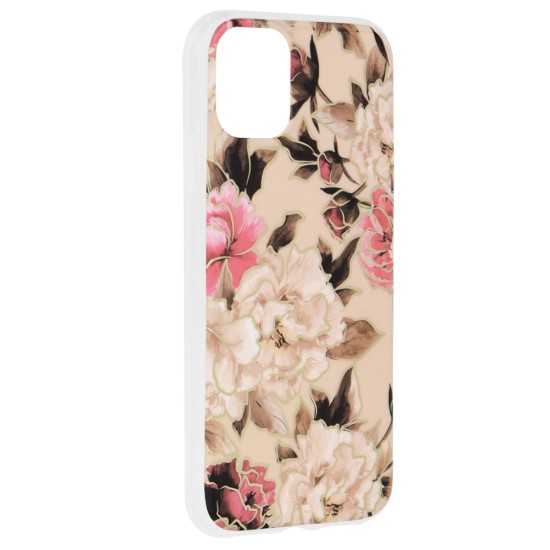 Husa pentru iPhone 11 - Techsuit Marble Series - Mary Berry Nude