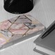 Husa pentru iPhone 11 - Techsuit Marble Series - Pink Hex