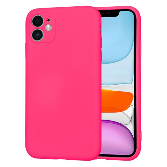 Husa pentru iPhone 11 - Techsuit SoftFlex - Hot Pink