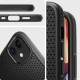 Husa pentru iPhone 12 / 12 Pro - Spigen Liquid Air - Matte Black