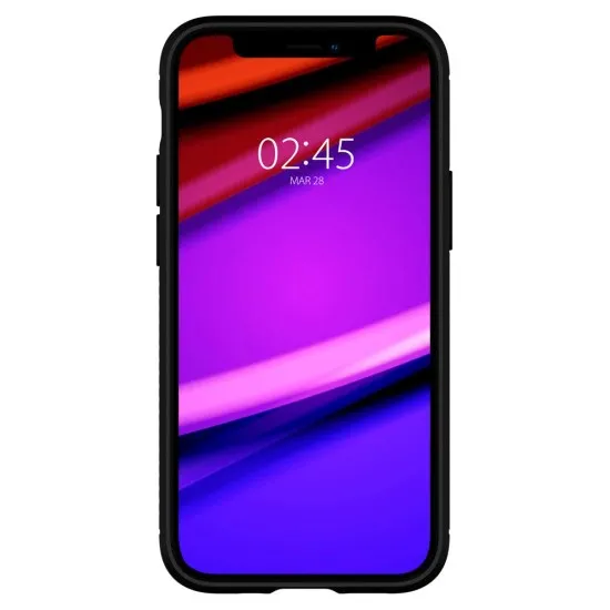 Husa pentru iPhone 12 / 12 Pro - Spigen Rugged Armor - Black Husa pentru iPhone 12 / 12 Pro - Spigen Rugged Armor - Black