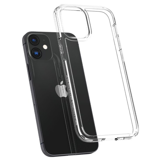 Husa pentru iPhone 12 / 12 Pro - Spigen Ultra Hybrid - Crystal Clear