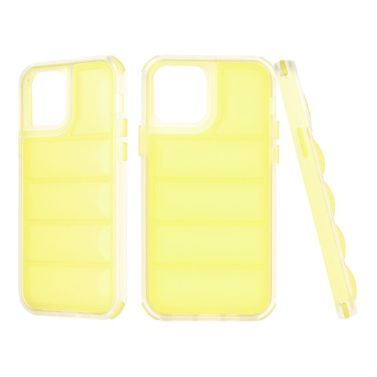 Husa pentru iPhone 12 / 12 Pro - Techsuit Wave Shield - Yellow