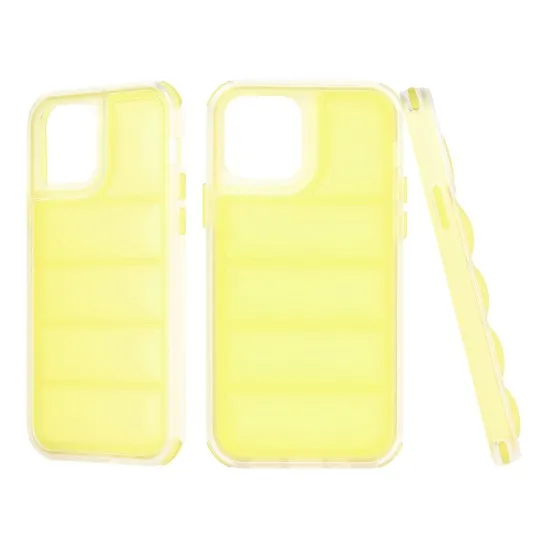 Husa pentru iPhone 12 / 12 Pro - Techsuit Wave Shield - Yellow Husa pentru iPhone 12 / 12 Pro - Techsuit Wave Shield - Yellow