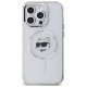 Husa pentru iPhone 12 / iPhone 12 Pro - Karl Lagerfeld IML MagSafe (KLHMP12MHLSCHH) - Metal Choupette`s Head