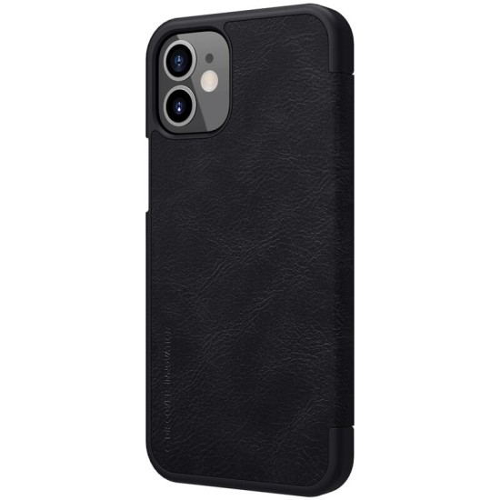 Husa pentru iPhone 12 mini - Nillkin QIN Leather Case - Black