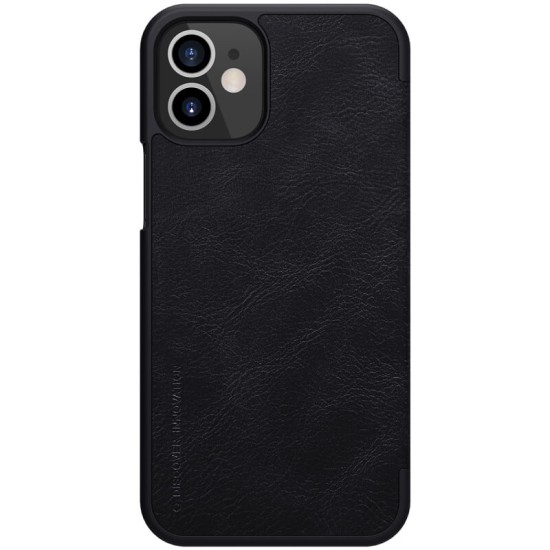 Husa pentru iPhone 12 mini - Nillkin QIN Leather Case - Black