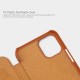 Husa pentru iPhone 12 mini - Nillkin QIN Leather Case - Brown