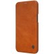 Husa pentru iPhone 12 mini - Nillkin QIN Leather Case - Brown