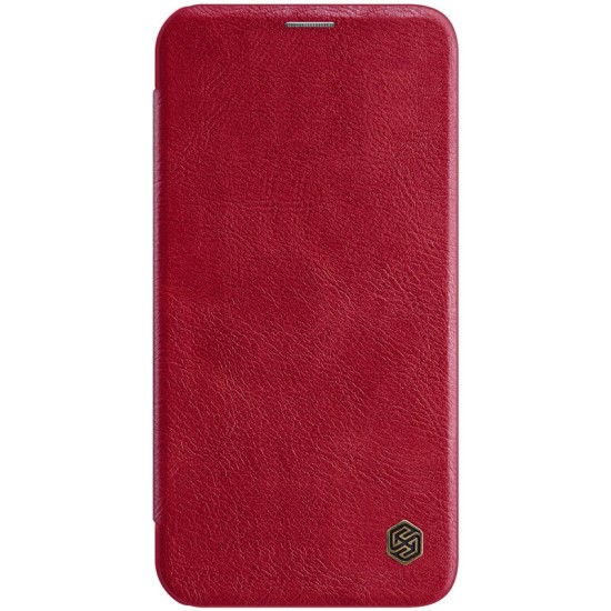 Husa pentru iPhone 12 mini - Nillkin QIN Leather Case - Red