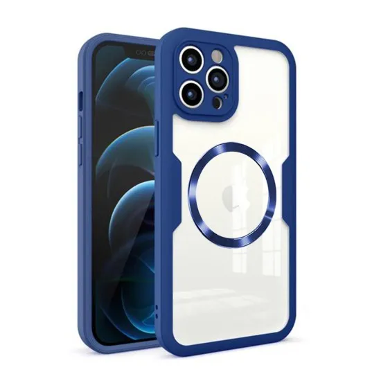 Husa pentru iPhone 12 Pro Max + Folie - Techsuit ColorVerse 360 MagSafe Series - Blue Husa pentru iPhone 12 Pro Max + Folie - Techsuit ColorVerse 360 MagSafe Series - Blue