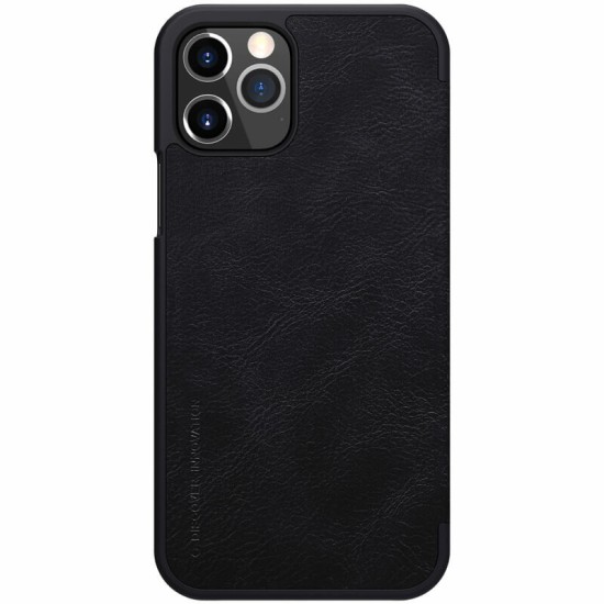 Husa pentru iPhone 12 Pro Max - Nillkin QIN Leather Case - Black