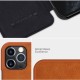 Husa pentru iPhone 12 Pro Max - Nillkin QIN Leather Case - Black