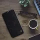 Husa pentru iPhone 12 Pro Max - Nillkin QIN Leather Case - Black Husa pentru iPhone 12 Pro Max - Nillkin QIN Leather Case - Black