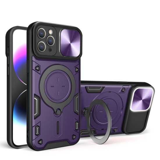 Husa pentru iPhone 12 Pro Max - Techsuit CamGuard Pro - Purple