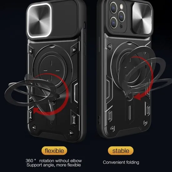 Husa pentru iPhone 12 Pro Max - Techsuit CamGuard Pro - Red Husa pentru iPhone 12 Pro Max - Techsuit CamGuard Pro - Red