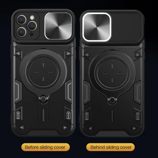 Husa pentru iPhone 12 Pro Max - Techsuit CamGuard Pro - Red Husa pentru iPhone 12 Pro Max - Techsuit CamGuard Pro - Red