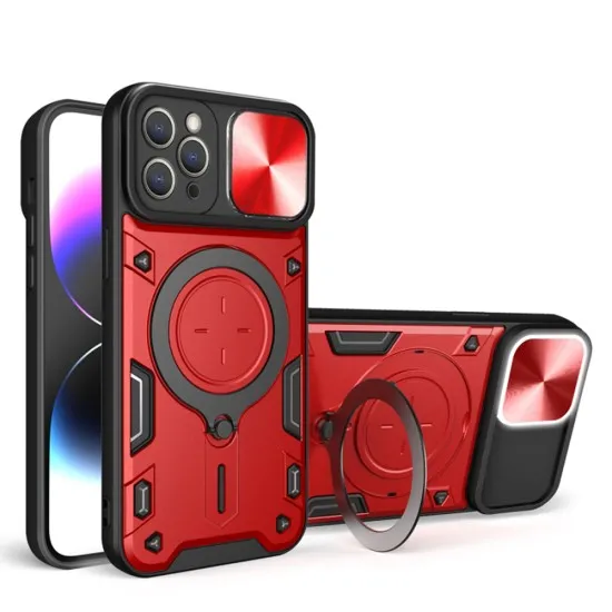 Husa pentru iPhone 12 Pro Max - Techsuit CamGuard Pro - Red Husa pentru iPhone 12 Pro Max - Techsuit CamGuard Pro - Red