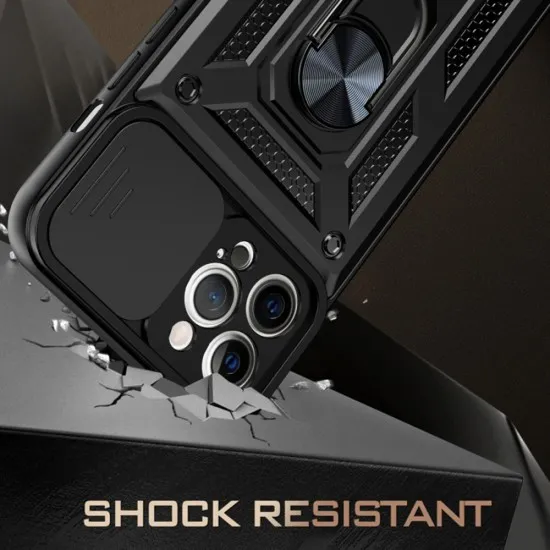 Husa pentru iPhone 12 Pro Max - Techsuit CamShield Series - Black Husa pentru iPhone 12 Pro Max - Techsuit CamShield Series - Black