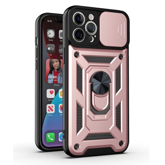 Husa pentru iPhone 12 Pro Max - Techsuit CamShield Series - Rose Gold