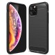 Husa pentru iPhone 12 Pro Max - Techsuit Carbon Silicone - Black