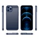 Husa pentru iPhone 12 Pro Max - Techsuit Carbon Silicone - Blue