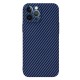 Husa pentru iPhone 12 Pro Max - Techsuit Carbonite FiberShell - Cyan