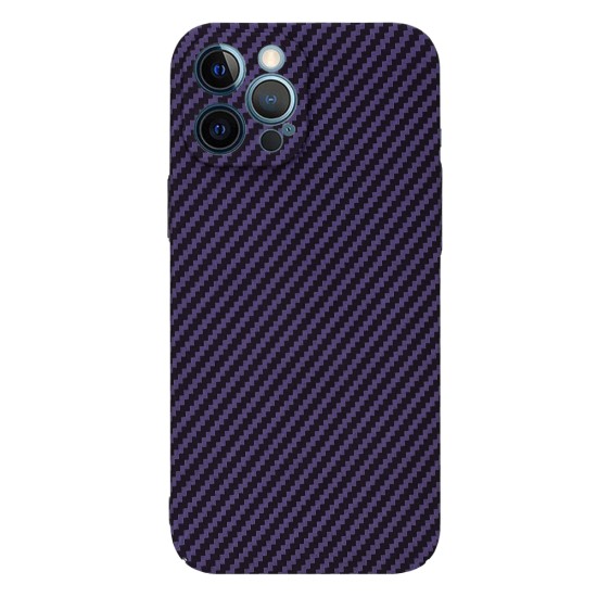 Husa pentru iPhone 12 Pro Max - Techsuit Carbonite FiberShell - Purple