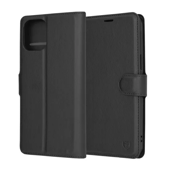 Husa pentru iPhone 12 Pro Max - Techsuit Leather Folio - Black Husa pentru iPhone 12 Pro Max - Techsuit Leather Folio - Black